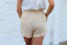 Load image into Gallery viewer, Cream Ruffle Shorts
