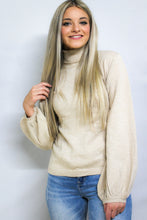 Load image into Gallery viewer, Oat Wide-Sleeve TurtleNeck
