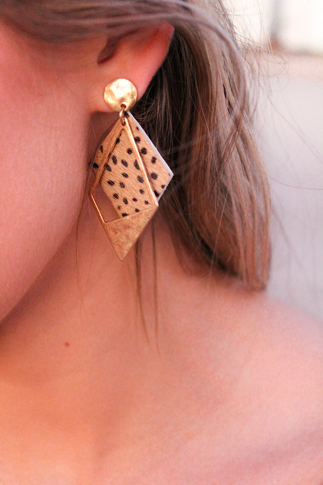 Dalmation Earrings